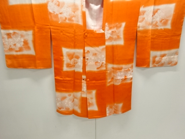 未使用品　花模様道行コート